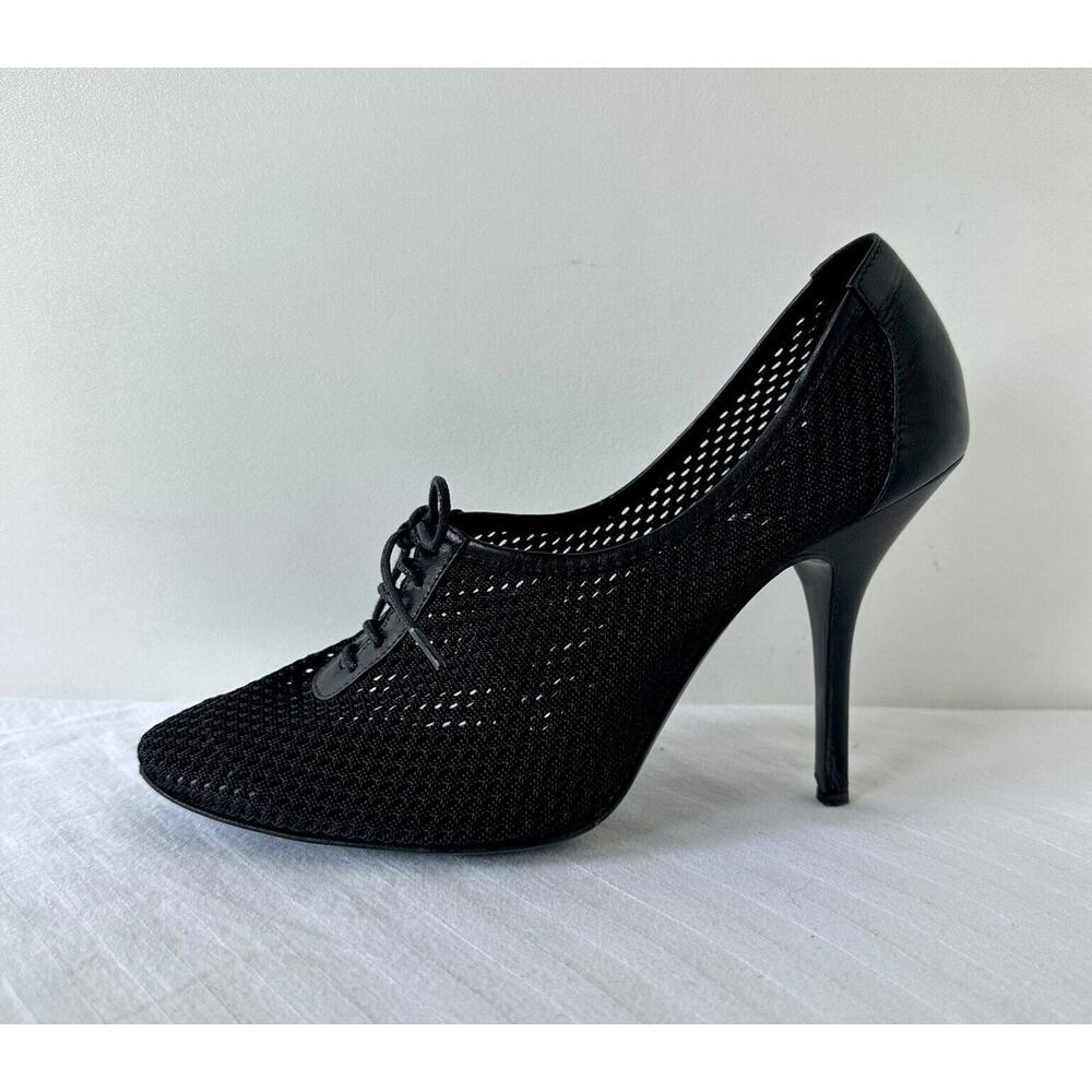 PIERRE HARDY $755 black mesh sexy heels shoes 38.5 EU/ US size 8